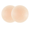Silicone Nipple Cover Reusable Women Breast Invisible Bra Perforated Breathable Nipple Patch