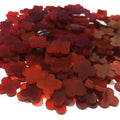 Red Agate Clovers Beads Wholesale Customized Flat Clover Stones