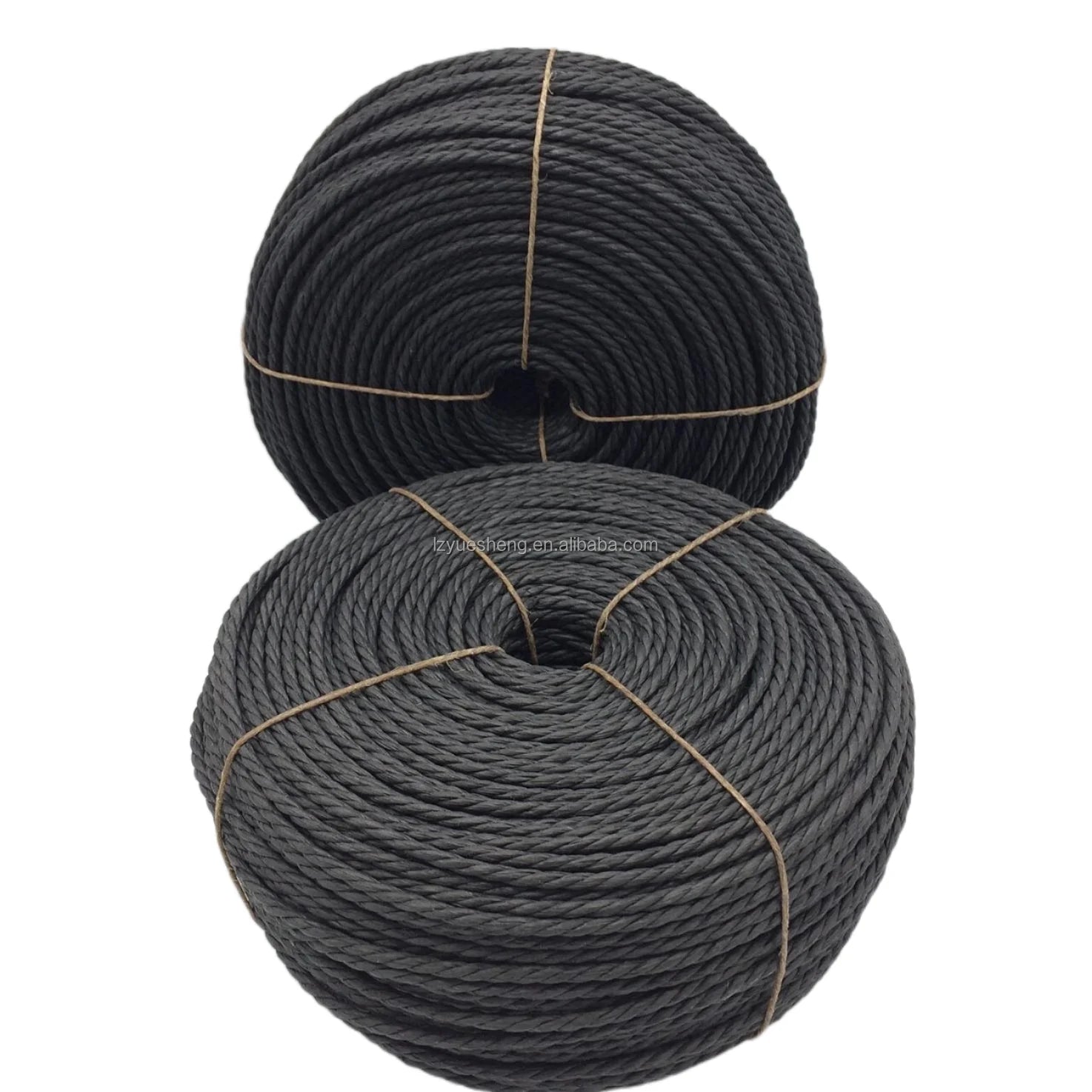 Black Danish Paper Cord 4mm 3 Strands Twisted Waterproof Craft Paper 1kg Roll Packing for Weaving Kraft Paper Rope for Packaging