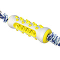 Wholesale Hot-selling Hard Nylon Shell Soft Inner Core Dog Toy with Rope Bone Molar Stick Pet Dog Toy