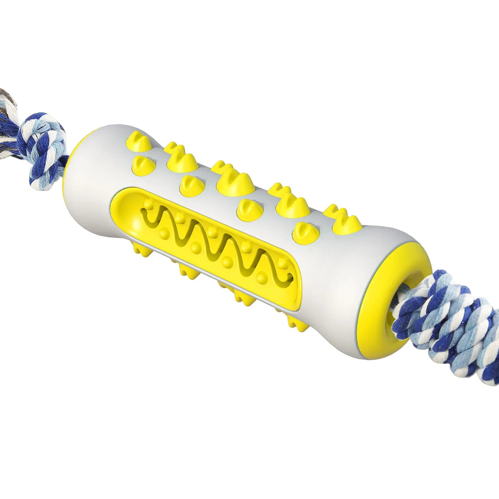 Wholesale Hot-selling Hard Nylon Shell Soft Inner Core Dog Toy with Rope Bone Molar Stick Pet Dog Toy
