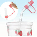 10mm Tumbler Straw Toppers Dust-Proof Straw Caps for Water Bottle Food Grade BPA Free Silicone Straw Cover