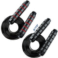 Adjustable Speed PVC-Coated Heavy Weighted Steel Wire Fitness Jump Rope Custom Home Exercise Speed Skipping Rope
