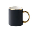 Elegant Gold-Rimmed Ceramic Coffee Mug Creative Design with Luxury Feel Eco-Friendly Accessories Customizable Logo