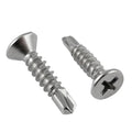 Carbon Steel Stainless Steel CSK Head Zinc Plate Cross Recessed Countersunk Head Galvanize Self Drilling Screw