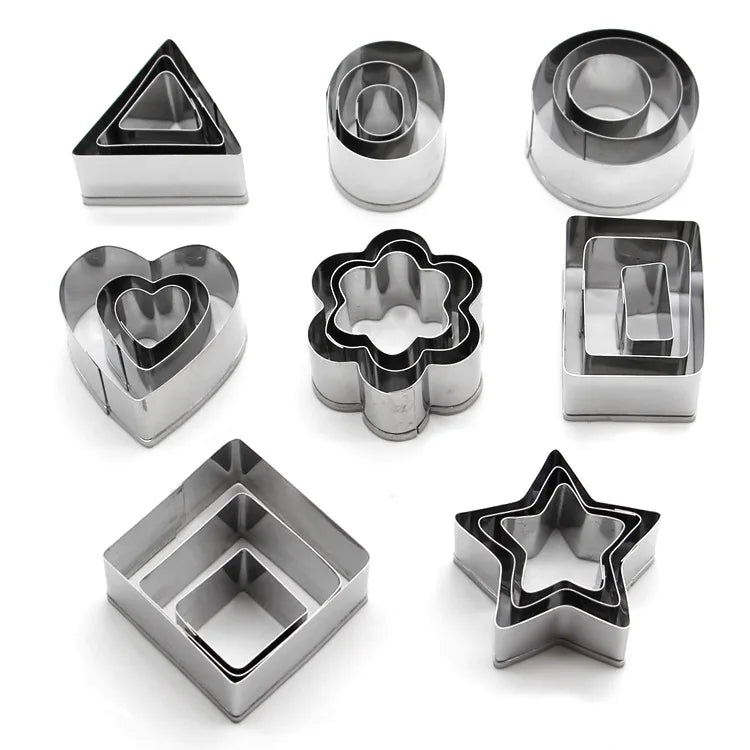 High Quality Stainless Steel Clay Earring Making Tools Cookie Cutter Set