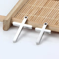 New Trend Stainless Steel High Polished Cross Charm Jewelry Crucifixion Pendants for DIY Jewelry Accessories and Findings