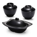 Wholesale Melamine Miso Soup Bowl with Cover Dinnerware Sets Safe for Home & Restaurant Use