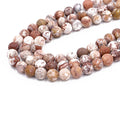 Wholesale Gemstone Crazy Lace Agate Matte Crazy Lace Agate Stone Beads Loose Beads for Bracelet Making