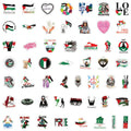 Hot Selling Custom Palestine Flag Stickers Factory Sale Waterproof PVC Eco-Friendly Durable Home Decorations Cartoon Pattern
