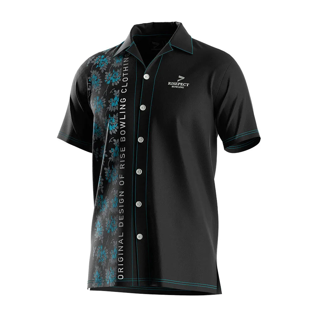 Custom Tracksuit Crossfit Sublimation Polyester Bowling Button up Custom Shirt Wear Casual Shirts for Men