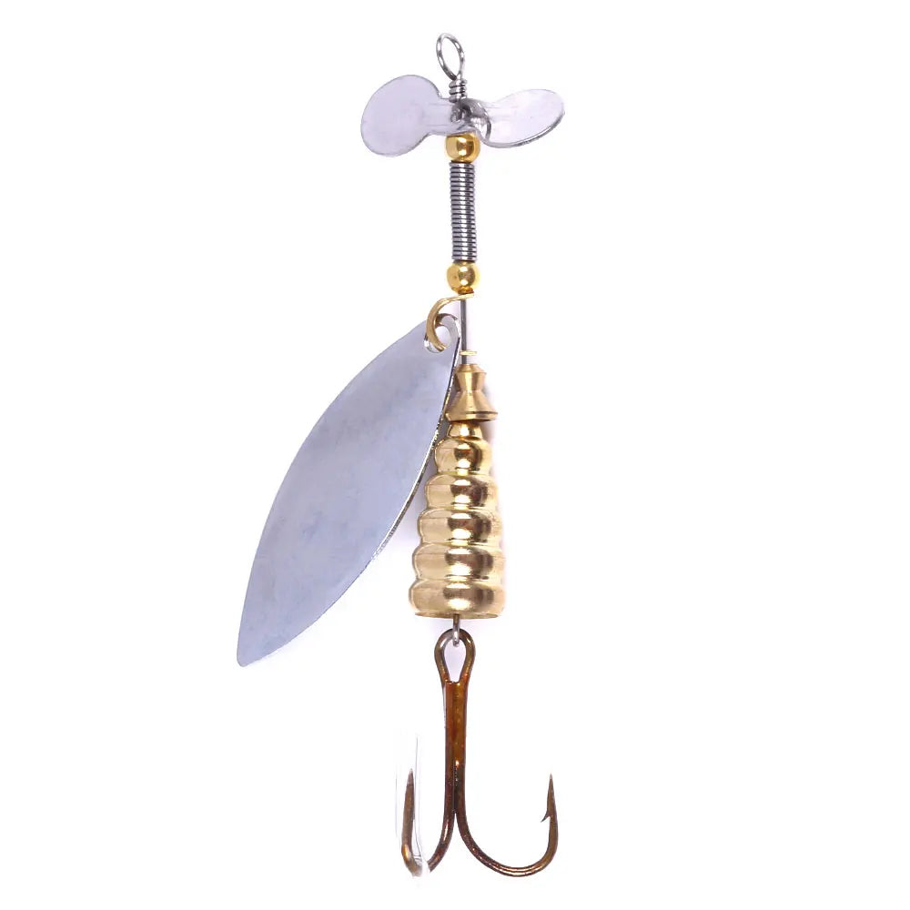 Wholesale SP117 9.5cm 11.7g Artificial Metal Spinner Baits Spoon Fishing Lures
