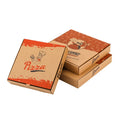 Custom Design Kraft Corrugated Foldable Pizza Boxes Paperboard Take Out Containers Packing Boxes for Cookies