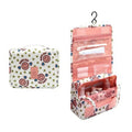 Portable Travel Makeup Pouch Toiletry Bag Organizer Hanging Cosmetic Bag Multifunction Handle Travel With Hook for Women Girls