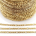Wholesale Stainless Steel Flat Cross 1:3 NK Chain Roll for Men and Women Necklace & Bracelet Chain Jewelry Making