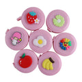 Custom 1.5 m Cartoon Home Use Fruit Light pink Inch Small Measuring Tape Cute Female Student Measuring Tape Ruler