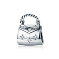 Factory 925 Sterling Silver Clear Cubic Zircon Bracelet Original Brand SCC607 Bright Life Handbag Beads for Fine Pendants Charms
