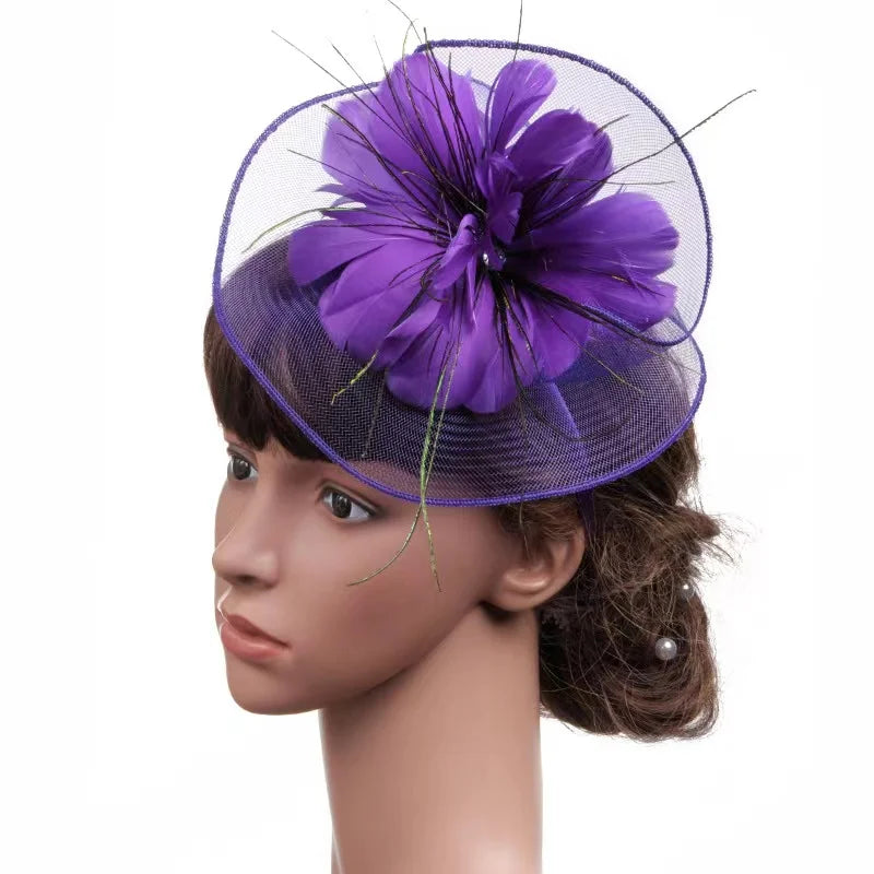 Fashionable England Style Wedding Accessory Women Hair Parties and Costumes Fascinator Evening Party Dress Accessories