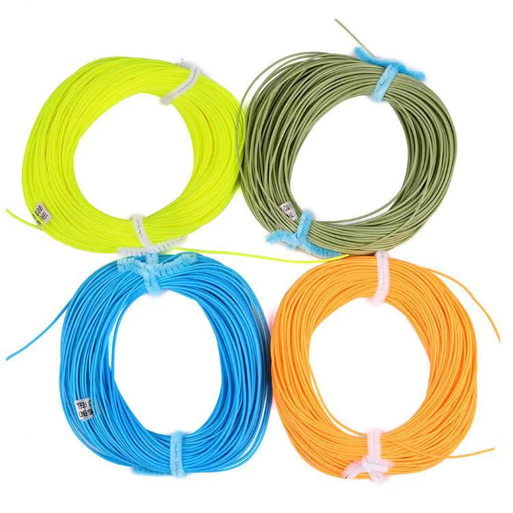 WEIHE 30.5M Fly Fishing Line Multicolor Floating Fishing Line