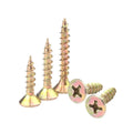 Din 7505 Yellow Carbon Steel Wood Tapping Screws Bulk Chipboard Screw