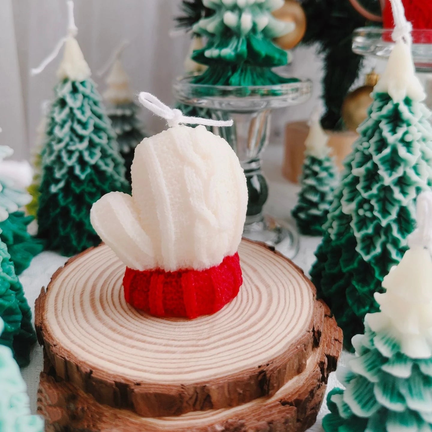 Creative Novelty Candle Bees Wax Scented Christmas Gift Aromatic Candles for Decoration Soy Wax Candle