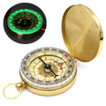 Pocket Watch Flip-open Quality Portable Classic Brass Luminous Camping Survival Compass for Hiking Activities