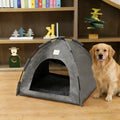 All-Season Portable Ventilated Tent - Foldable Simple Design Pure Color All-Weather Use