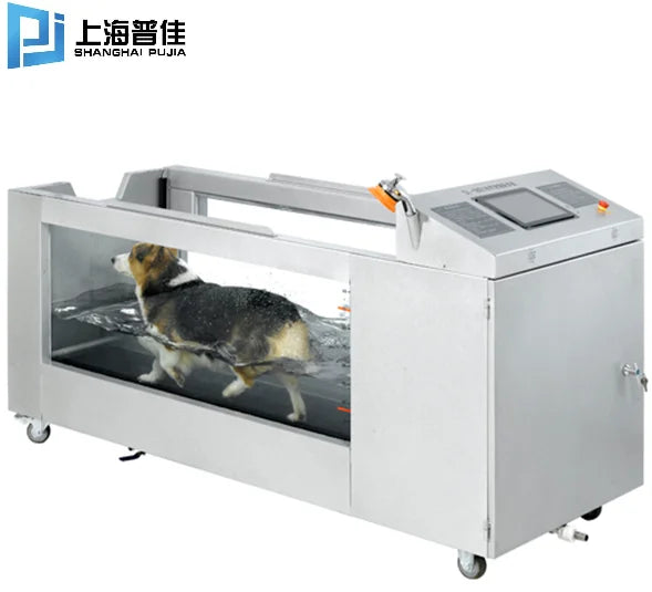 Hot Sale PUJIA Eco-Friendly Stainless Steel Pet Hydrotherapy Treatment Underwater Heating Running Treadmill Small Training