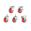 3" Pvc Light Duty Swivel Caster Pvc Castor Wheel Light Caster Pvc Caster Wheel 3 Inch 18mm Width Replacement
