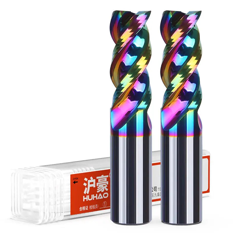 HUHAO CNC End Mill Solid Carbide Milling Cutter for Stainless Steel H12210103