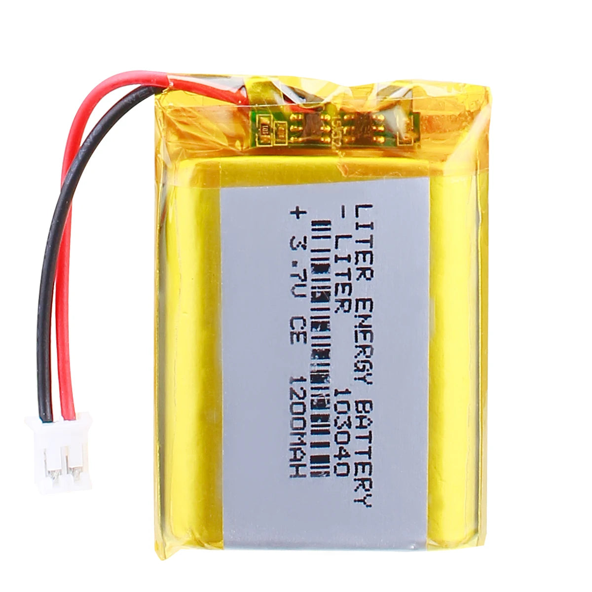 3.7V 1200mAh 103040 Polyme Li Lithium Battery for MID E-Book Phone Game Player With 2pin PH 2.0mm Plug