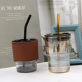 Insulated Mug Sleeves PU Leather Custom Travel Coffee Mug Sleeve Tumblers Vacuum Cup Holder Glass Water Bottle Holder Protector