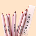 Custom Brown Vegan Sunscreen Creamy Lip Liners Pink Lipliner Pencil Vendor Private Label Long Lasting Retractable Lip Liner