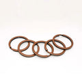 Split Rings Kit/Double Loop Split Jump Ring With Ring Plier/Large Metal Ring Pliers Connectors Bronze Large Round Hoop Organizer
