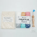 Customized Wooden Handle Punch Needle with Monks Cloth 67*50cm and Yarn Kits for Beginners Ready Stock