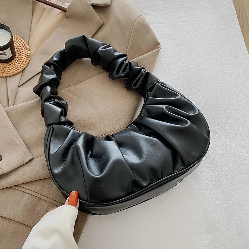 Luxury Cloud Pleated Shoulder Bag Popular Small Bag for Women 2022 New Fashion Bags Women Handbags Ladies