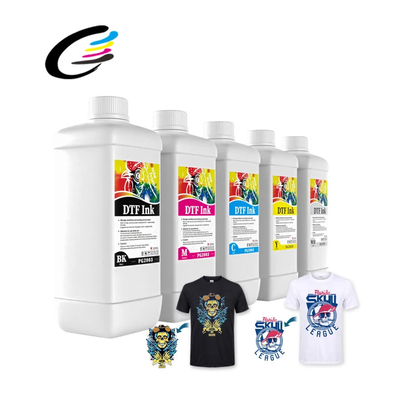 FCOLOR Upgraded Version 1000ml DTF Film Pigment Ink Film Printer Ink for XP600 L805 I3200