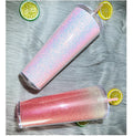 Wholesale 24oz BPA free plastic water bottles acrylic travel glitter mug tumbler with lid and straw