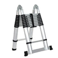 Modern Combination Ladders Extension Aluminium Step Ladder 3.8 Meter Folding Telescopic Hinges 150KG Capacity 1.3MM Thickness