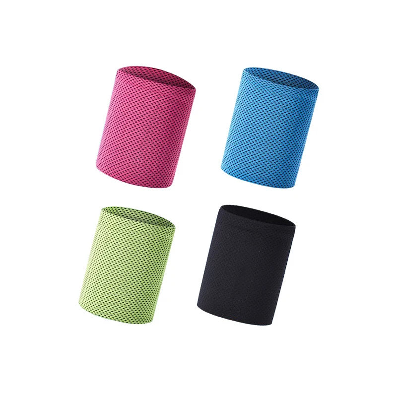 Portable Ice Wrist Cold Sensation Sports Towel Rub Sweat Fitness Absorb Sweat Sweat Absorbing Wrist Towel for Sports