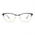 Wholesale Trendy Cat Eye Metal Optical Frame Eyeglasses Eyewear Metal Glasses Frame