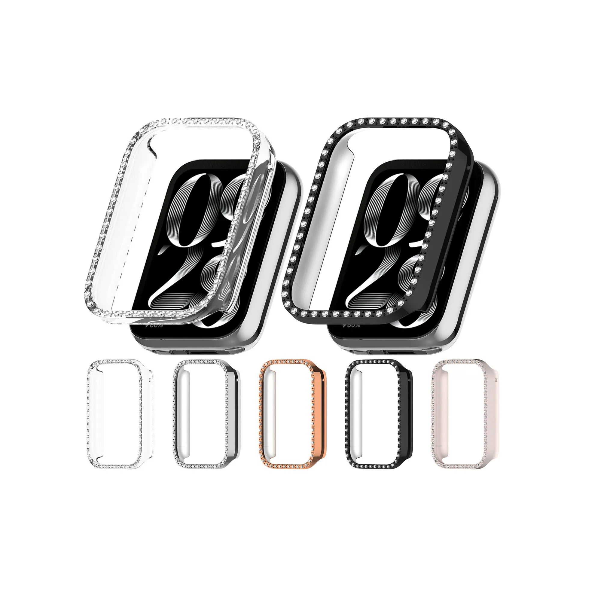 ShanHai Hollow PC Case for Xiaomi Mi Band 9 Pro Smartwatch Protector Case Bumper for Miband 9 Pro Cover No Screen Protector