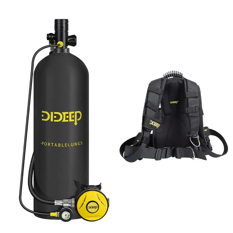 4L X7000 Aluminium Scuba Air Dive Equipment Diving Lung Tank With Snorkels