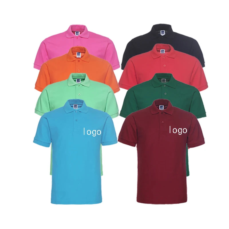 Custom Sport Luxury Plain Golf Design Polo Shirts 65 Cotton 35 Polyester Anti-shrink Embroidered logo Polo Shirt