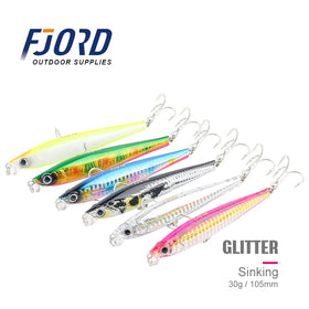FJORD 105mm Hard Minnow Fishing Lure New 30g Salt Water Sea Fishing Lures Made of ABS Plastic for Trout Carp in Rivers Lakes
