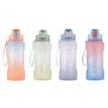 Factory Price Large Capacity 2 Liter Sports Water Bottle with Straw for Motivational Water Bottle with Time Mark Plastic