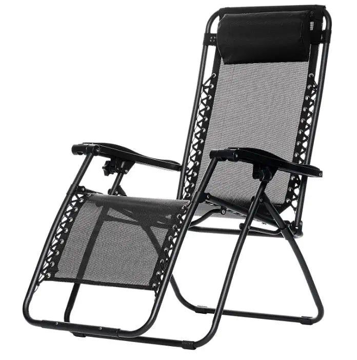 Woqi Luxury Modern Adjustable Outdoor Lounge Office Folding zero Gravity Recliner Adjustable Chair with Pillow