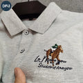Stylish Custom Embroidered Men's Shirts 210 Grams Plus Size Designer T-Shirts Breathable Solid Pattern Knitted Fabric Short