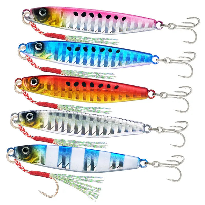 Newest Design 10G/20G Casting Jigging Luminous Fissure Lead Fish Lure