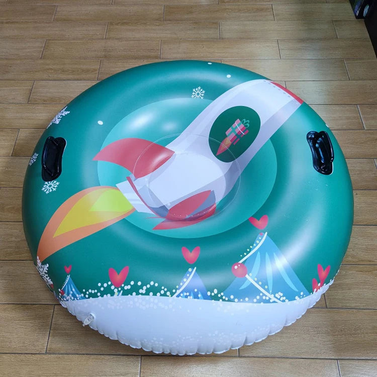 Winter Sport Thicken and Cold-resistant Pvc Tubing Snow Sledge Slide Inflatable for Kids Adults Snow Tube